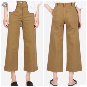 Everlane wide leg crop jeans